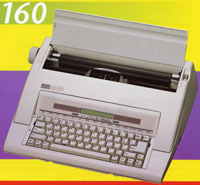 NAKAJIMA AX160 PORTABLE ELECTRONIC TYPEWRITER