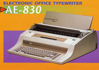 NAKAJIMA AE830 OFFICE ELECTRONIC TYPEWRITER